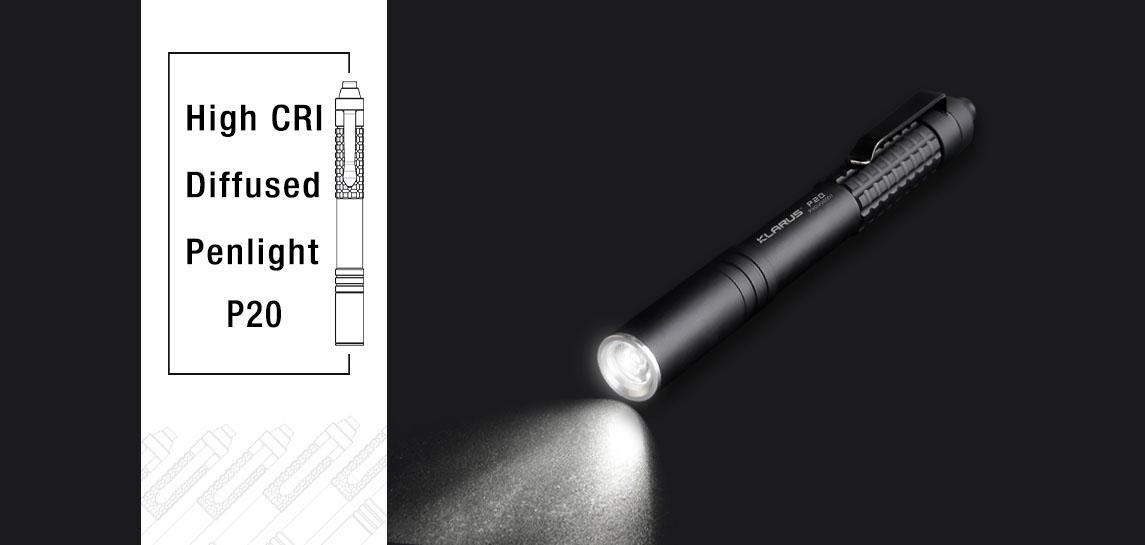 Klarus Flashlight P20 230 Lum