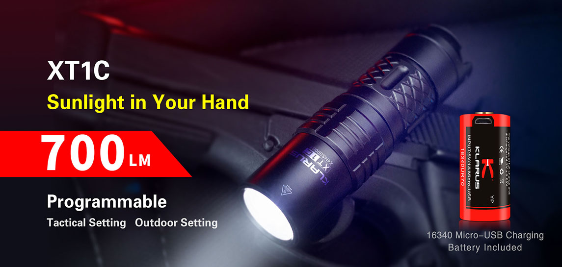 Klarus Flashlight XT1C